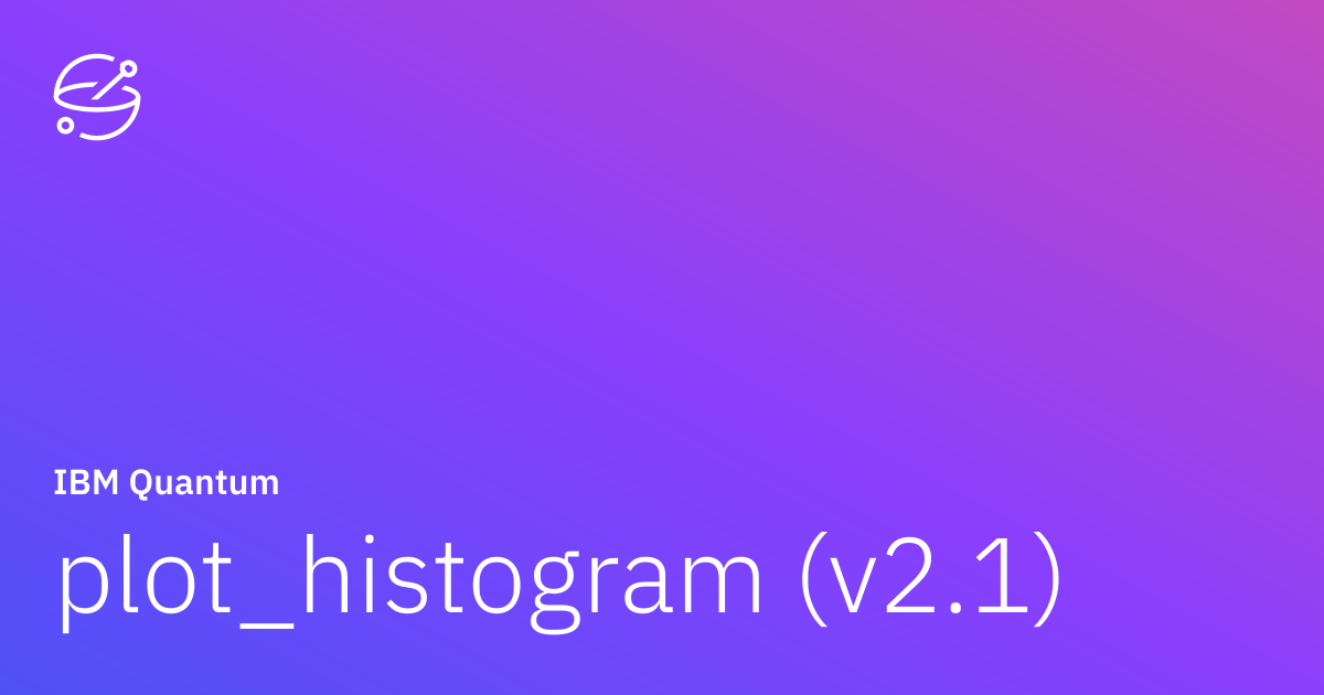 plot_histogram (v2.1) | IBM Quantum Documentation