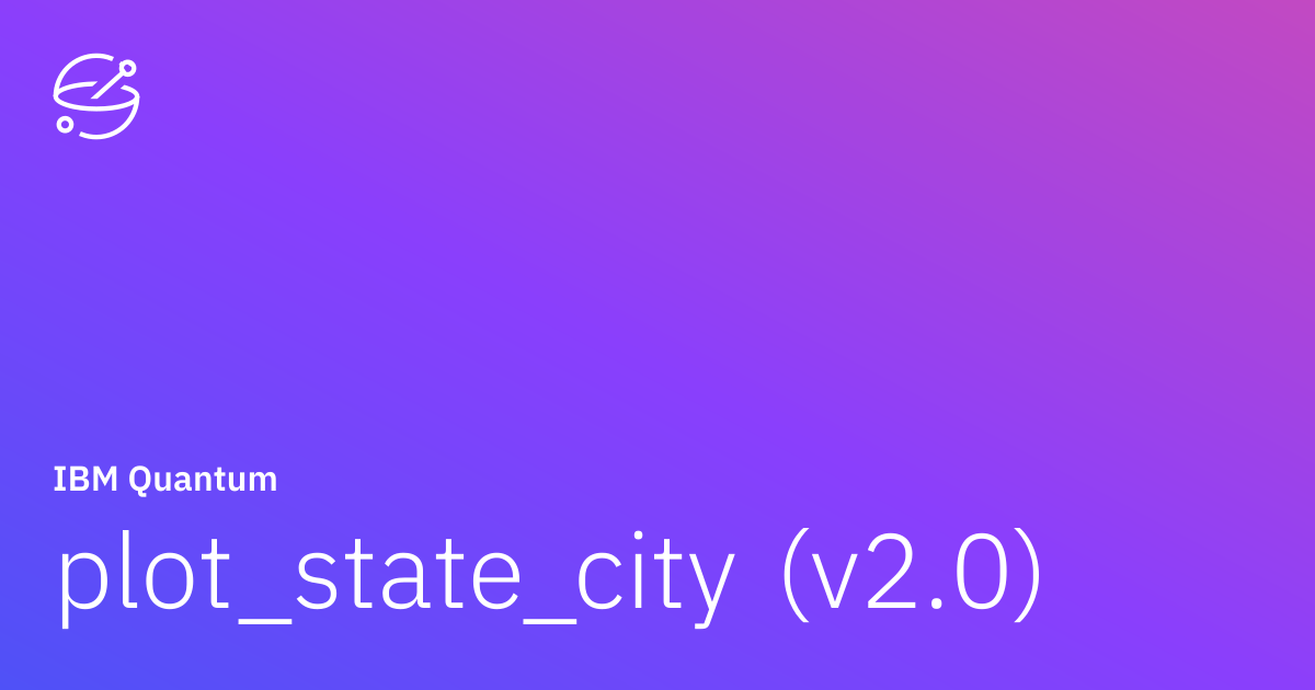 plot_state_city (v2.0) | IBM Quantum Documentation